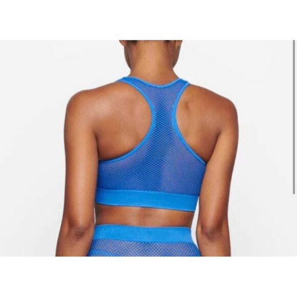 SMIMS NWT Perforated Racerback Bra - Cobalt Blue - Picture 3 of 3